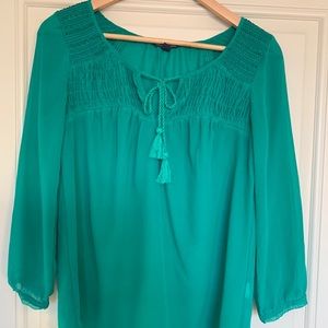 Green American Eagle Blouse